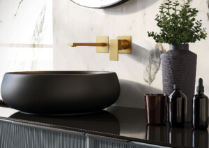 Dado parete 2 pezzi oro scuro - 3001013OS