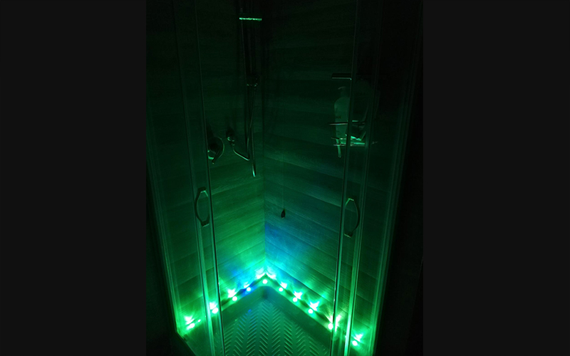 Luci LED a batteria Luci led a batteria per doccia