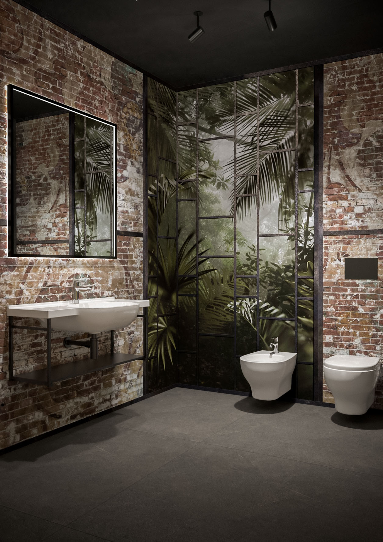 sifoni a vista - bagno industrial - delo magazine