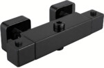 Delo termostatico esterno quadrato 2 uscite nero opaco - 1431924