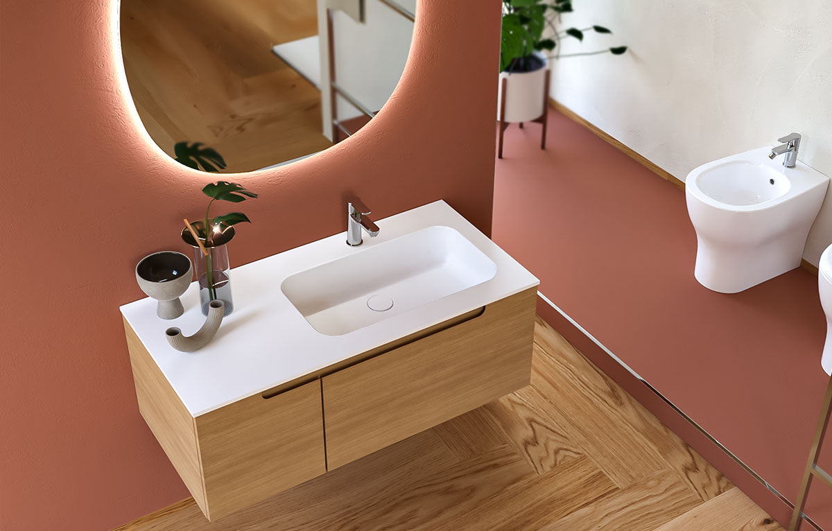 delo - misure miscelatori lavabo - Maya big size 3008010 ambientazione