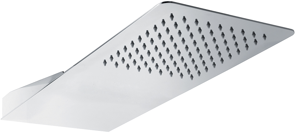 Bossini H30597G00045009 COSMO soffione quadrato 23 cm, in ottone, con