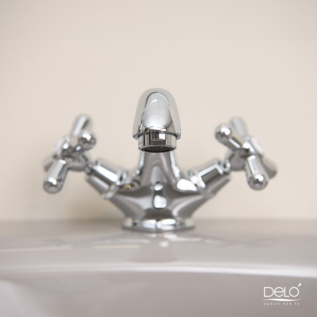 delo magazine - rubinetti a manopole - rubinetto lavabo serie Eva