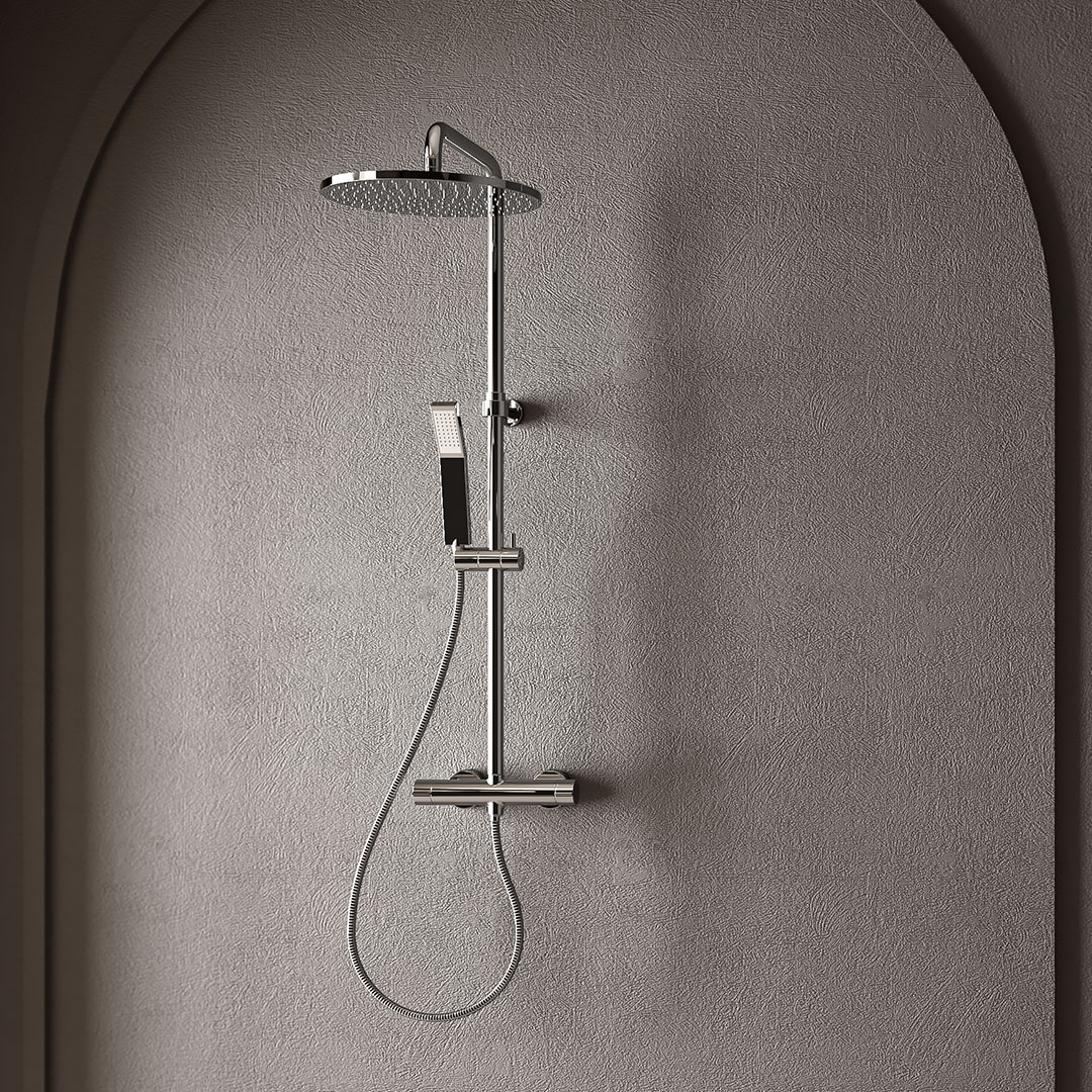 Delo blogpost - miscelatore doccia esterno su colonna narciso - cod 1431016