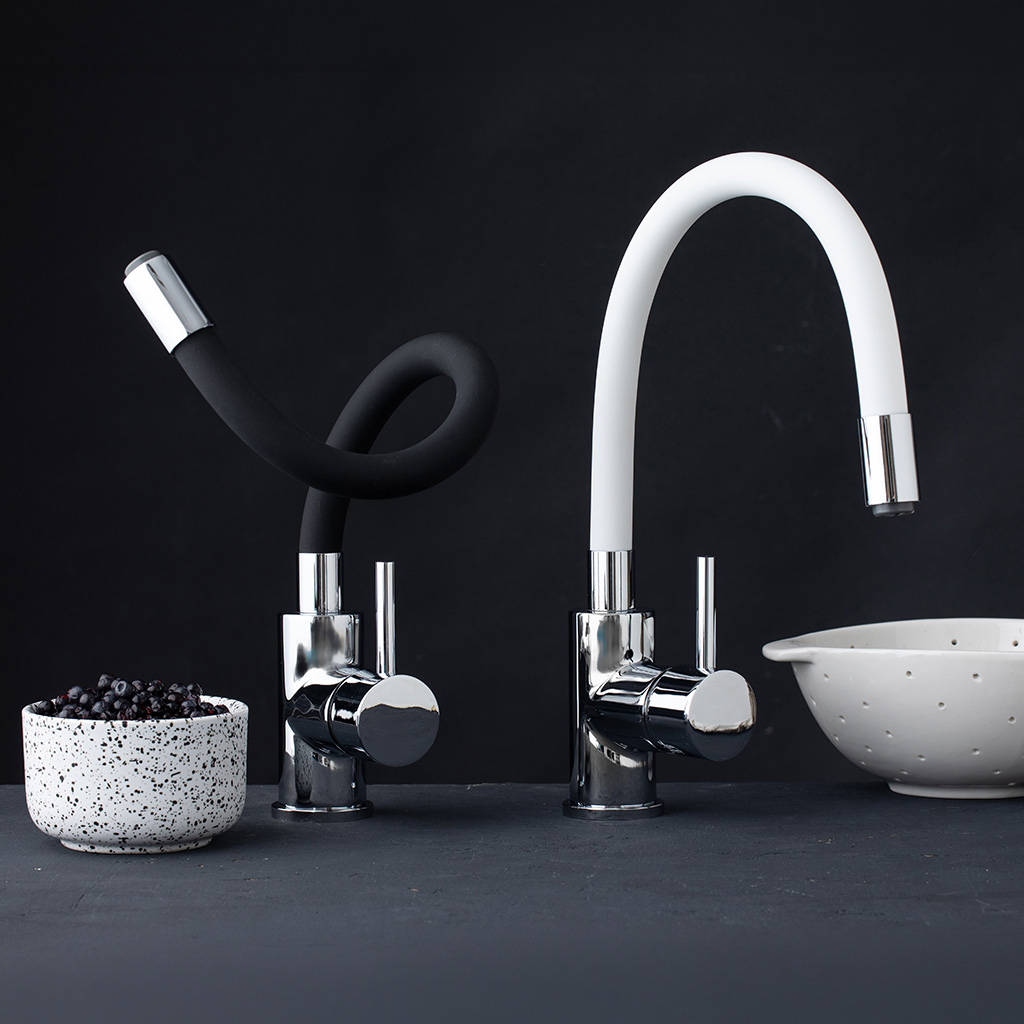 Delo blogpost - scegliere il rubinetto cucina - miscelatore flessibile Amedeo - 3005050
