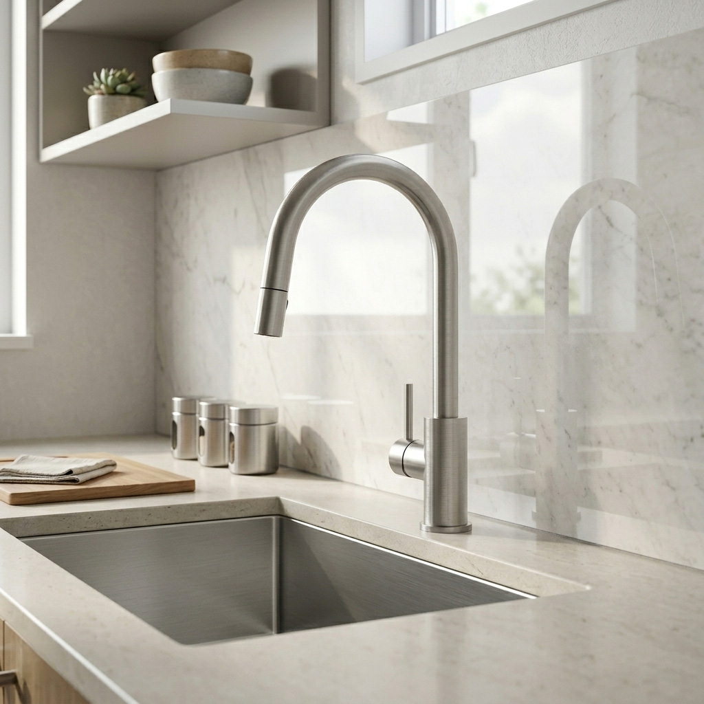 Delo blogpost - scegliere il rubinetto cucina - miscelatore inox 316 - 3005853