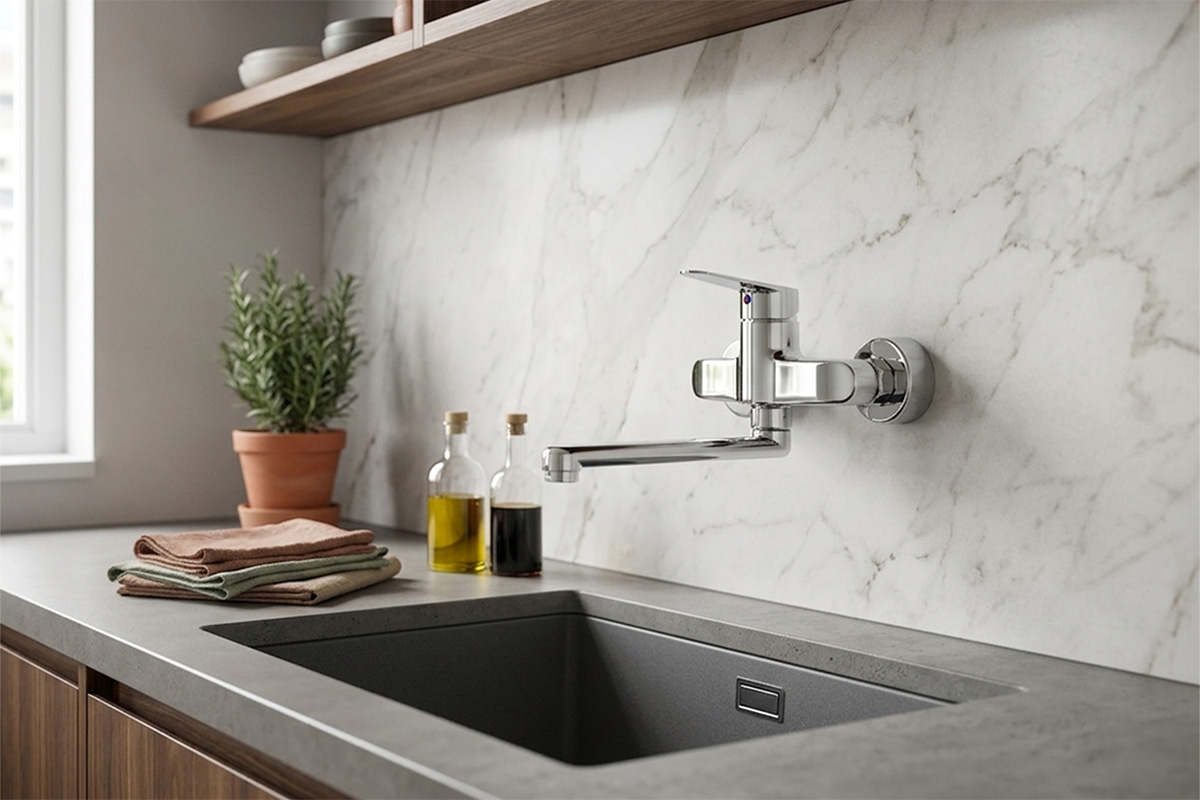 Delo blogpost - scegliere il rubinetto cucina - miscelatore zero 3008809