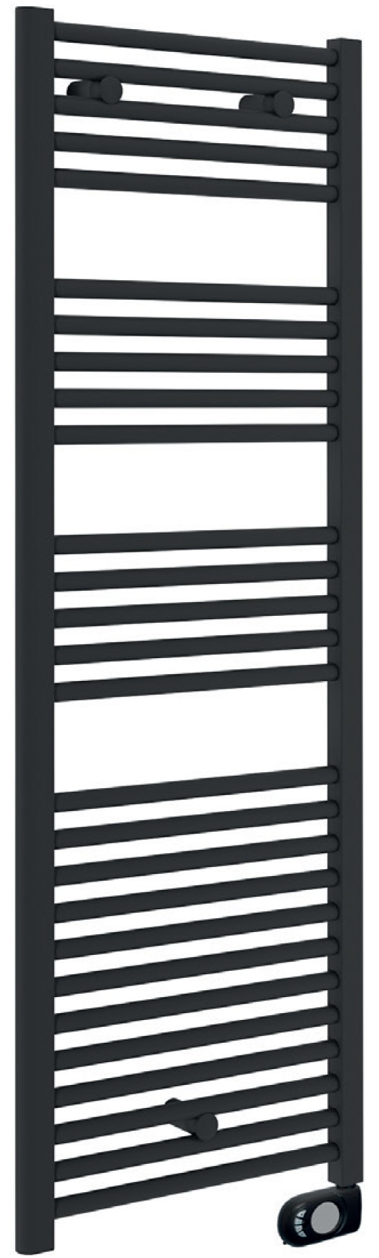 Delo cloe nero opaco termoarredo elettrico - cod 6122901